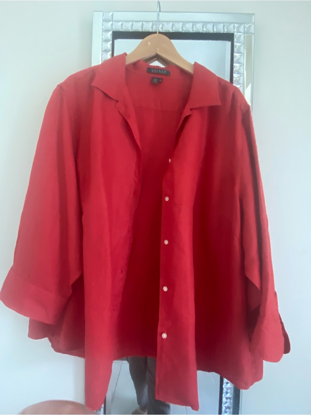 Ralph Lauren Red Lightweight Shirt Jacket